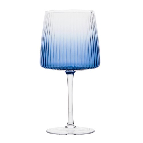 Anton Studio Designs Empire Blue Gin Glasses thumbnail 5
