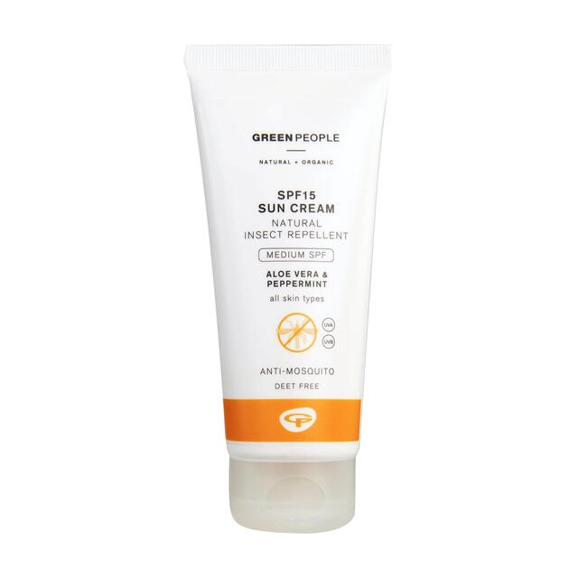 Green People SPF15 Sun Cream With Insect Repellent thumbnail 2
