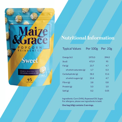 Maize & Grace Sweet Popcorn thumbnail 2