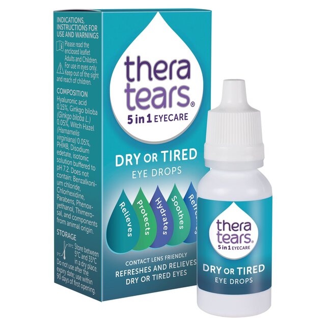 TheraTears 5 in 1 Dry or Tired Eyes Eye Drops thumbnail 2