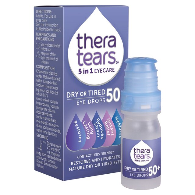 TheraTears 5 in 1 Dry or Tired 50+ Eyes Eye Drops thumbnail 2