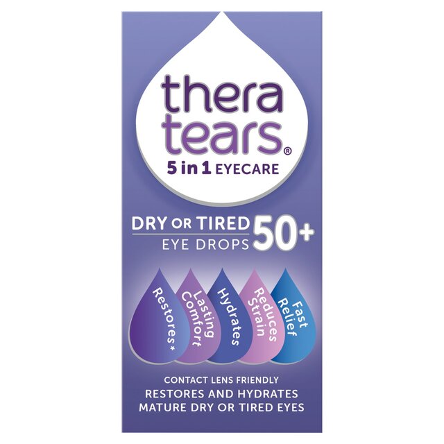 TheraTears 5 in 1 Dry or Tired 50+ Eyes Eye Drops thumbnail 3