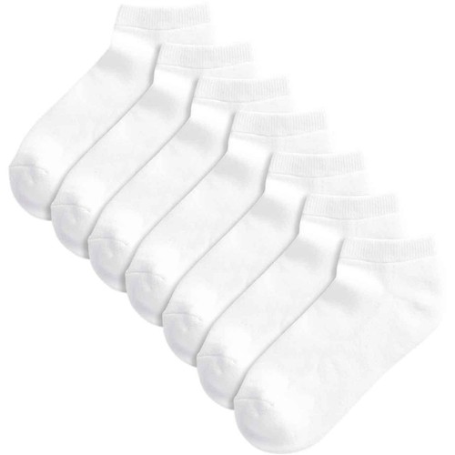M&S Kids Half Terry Trainer Liner, 8.5-12, White, 7 Pack