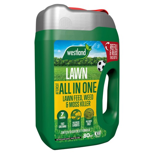 Westland Aftercut All In One Lawn Feeder, Weed & Moss Killer 80m2 Spreader