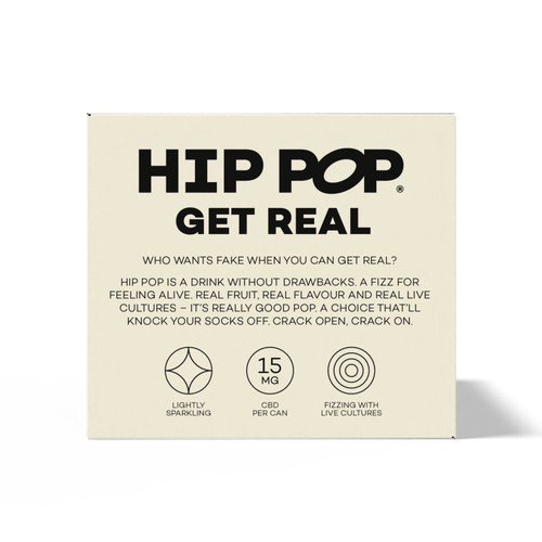 Hip Pop Cherry & Blackberry CBD Kombucha thumbnail 6