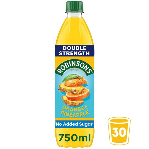 Robinsons Double Strength Orange & Pineapple Squash thumbnail 2