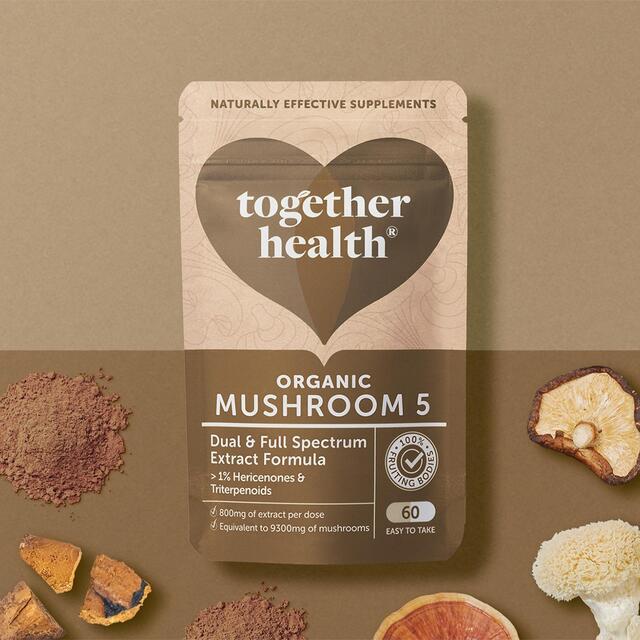 Together Health Mushroom 5 Lions Mane, Chaga & Reishi thumbnail 3