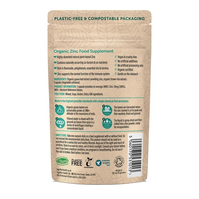 Together Health Organic Zinc, Natural Source thumbnail 2