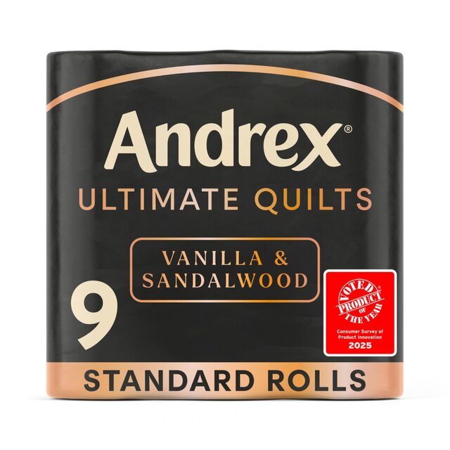 Andrex Ultimate Quilts - Vanilla + Sandalwood Toilet Roll