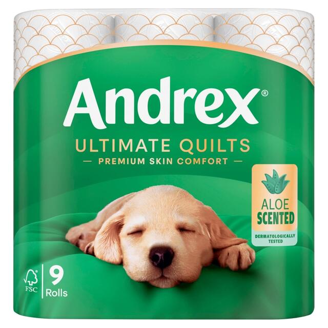 Andrex Ultimate Quilts + Aloe Vera Toilet Roll thumbnail 2