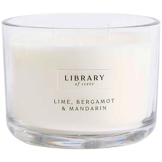M&S Library of Scent Lime, Bergamont & Mandarin 3 Wick Candle