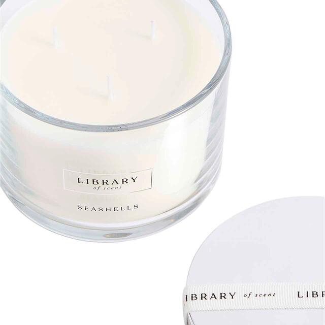 M&S Library of Scent Seashells 3 Wick Candle thumbnail 2