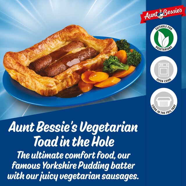 Aunt Bessie's Vegetarian Toad in the Hole Ready Meal thumbnail 3