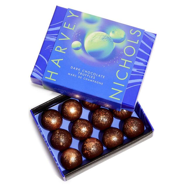 Harvey Nichols Dark Chocolate Marc de Champagne Truffles thumbnail 2