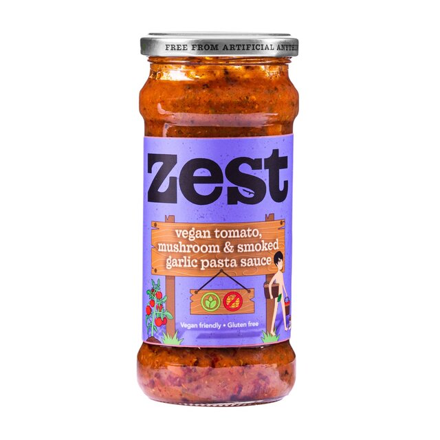 Zest Tomato, Mushroom & Smoked Garlic Pasta Sauce