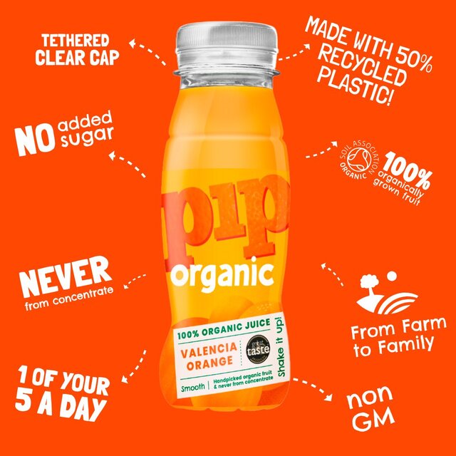 Pip Organic Valencia Orange Juice thumbnail 3