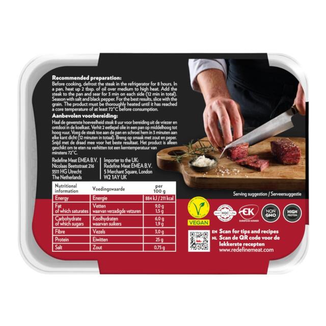 Redefine Meat Plant-based Flank Steak thumbnail 2