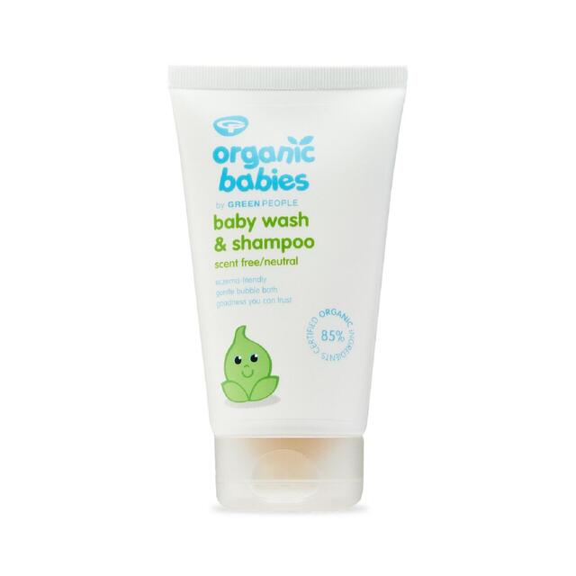 Organic Babies Scent Free Wash & Shampoo