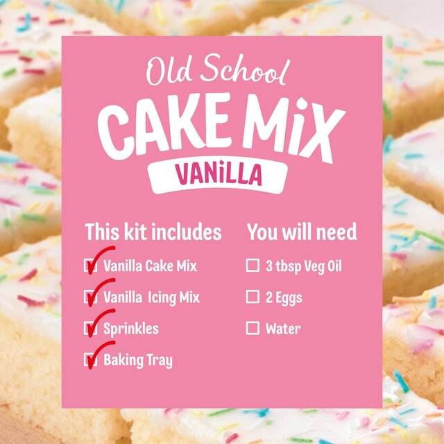 Dr. Oetker Vanilla School Cake Mix thumbnail 3