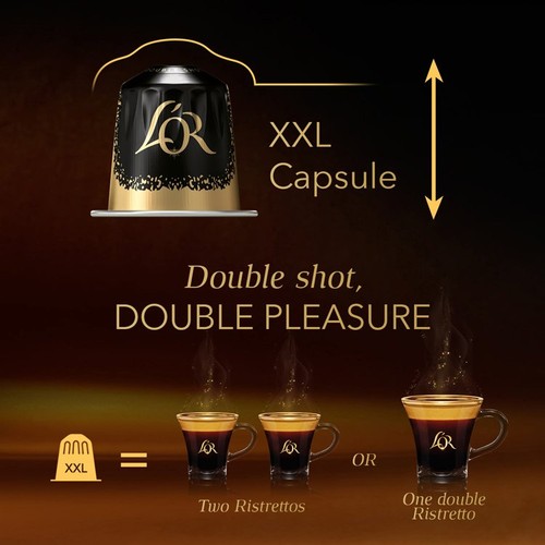 L'OR BARISTA Double Ristretto XXL Coffee Pods Intensity 11 thumbnail 5