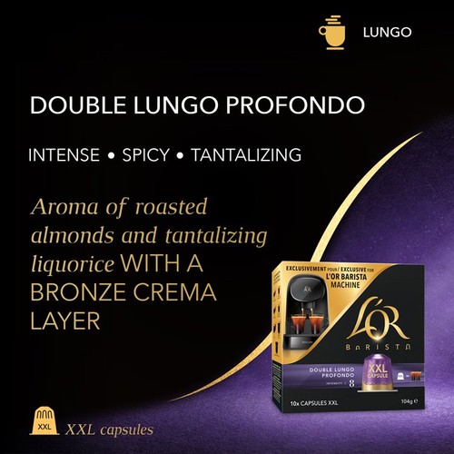 L'OR BARISTA Extra Long XXL Coffee Pods Intensity 8 thumbnail 6