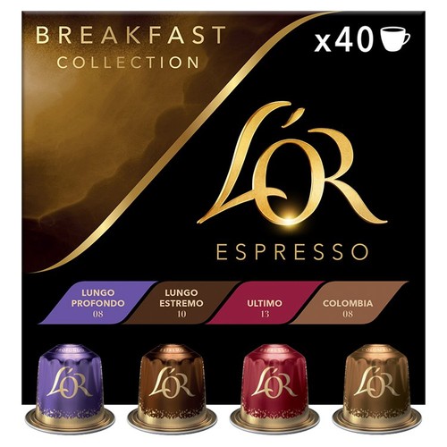 L'OR Breakfast Assortment X40 Coffee Pods thumbnail 2