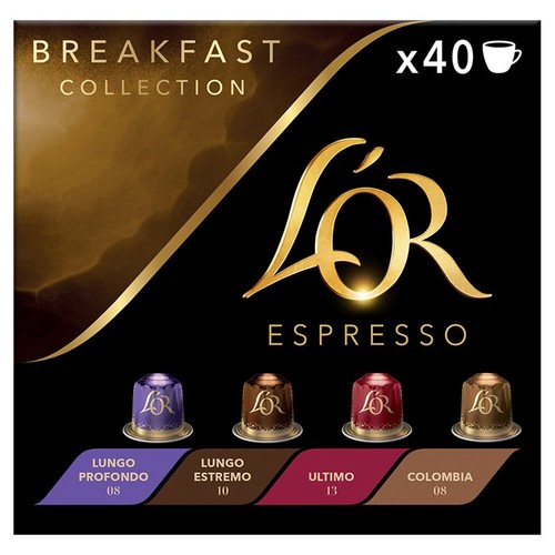 L'OR Breakfast Assortment X40 Coffee Pods thumbnail 3