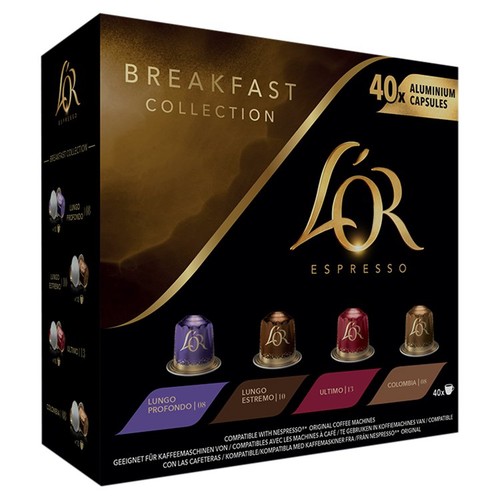 L'OR Breakfast Assortment X40 Coffee Pods thumbnail 4