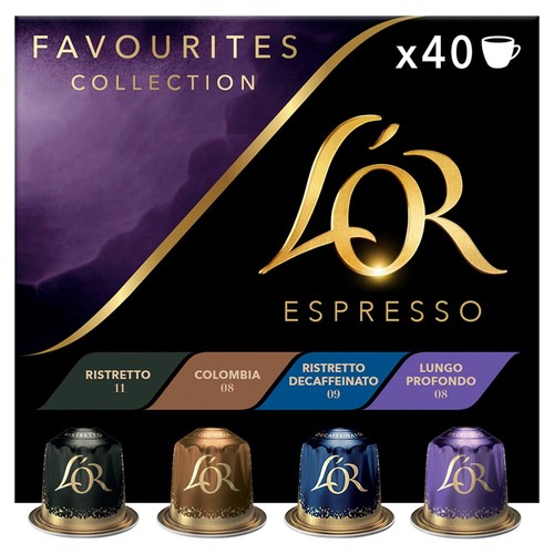 L'OR Favourites Assortment X40 Coffee Pods thumbnail 2