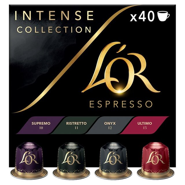 L'OR Intense Assortment X40 Coffee Pods