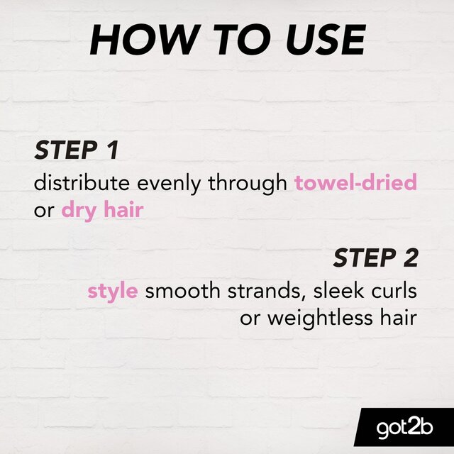 got2b Anti Frizz Hair Lotion Smooth Operator, Heat Protection thumbnail 6