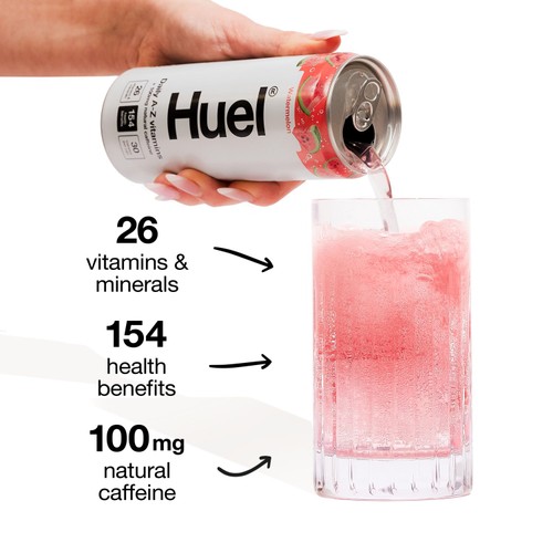 Huel Daily Vitamin Watermelon Sparkling Multivitamin Energy Drink thumbnail 2