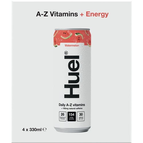 Huel Daily Vitamin Watermelon Sparkling Multivitamin Energy Drink thumbnail 3
