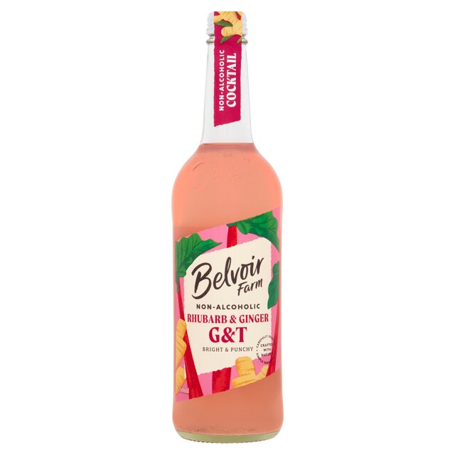 Belvoir Farm Non Alcoholic Rhubarb & Ginger G&T