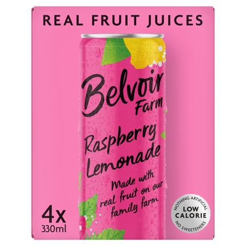 Belvoir Farm Delicious & Light Raspberry Lemonade