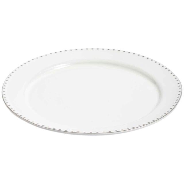 M&S Mia Dinner Plate, Grey thumbnail 2