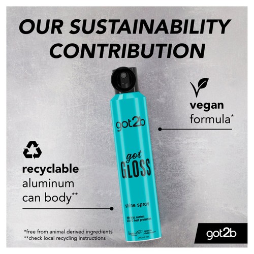 got2b gotGLOSS Hair Spray Finish for Glossy and Glass-like Hair thumbnail 6