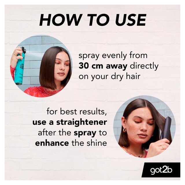 got2b gotGLOSS Hair Spray Finish for Glossy and Glass-like Hair thumbnail 3