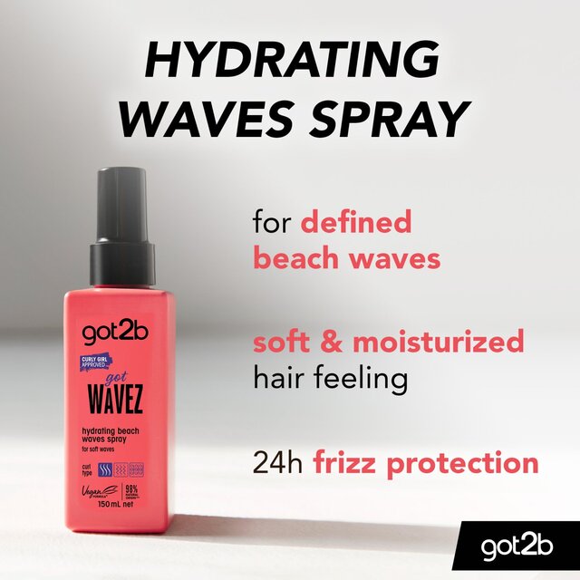 Got2b Beach Waves Hydrating Hair Spray, Curl Enhancing thumbnail 3