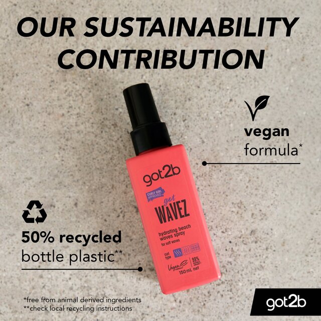 Got2b Beach Waves Hydrating Hair Spray, Curl Enhancing thumbnail 7