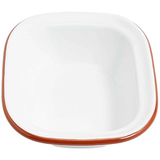 M&S Enamel 20cm Pie Dish, White