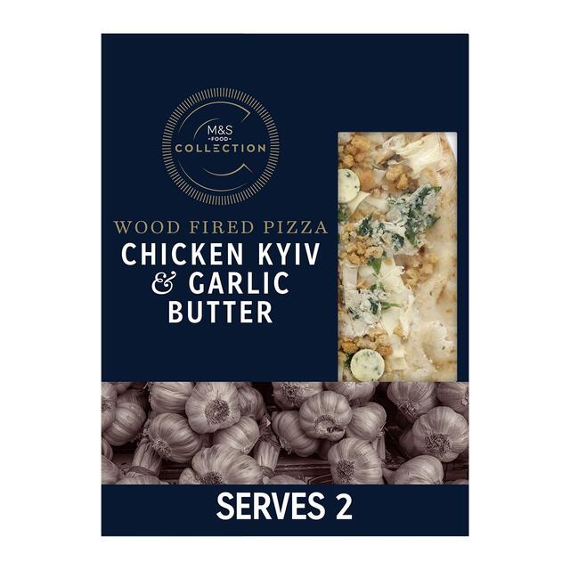 M&S Collection Chicken Kyiv Pizza with Roasted Garlic Butter