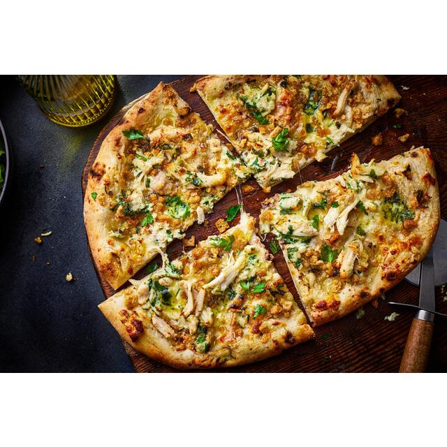 M&S Collection Chicken Kyiv Pizza with Roasted Garlic Butter thumbnail 3