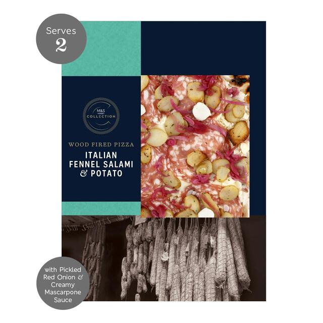 M&S Collection Italian Fennel, Salami & Potato Pizza