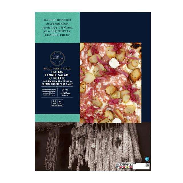 M&S Collection Italian Fennel, Salami & Potato Pizza thumbnail 2