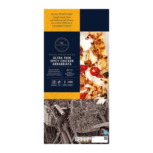 M&S Collection Ultra Thin Spicy Chicken Arrabbiata Pizza thumbnail 2