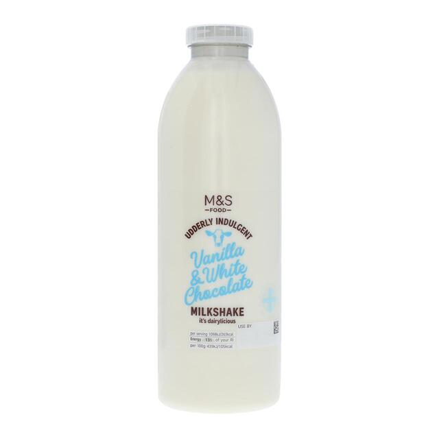 M&S Vanilla & White Chocolate Milkshake thumbnail 2