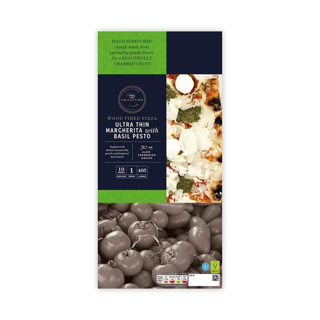 M&S Collection Ultra Thin Margherita Pizza thumbnail 2