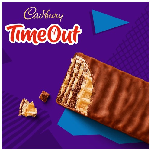 Cadbury Timeout Milk Chocolate Wafer Bar Multipack thumbnail 2