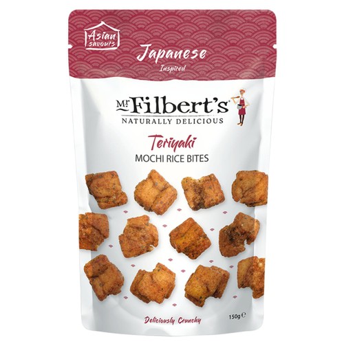 Mr Filberts Teriyaki Mochi Rice Crackers